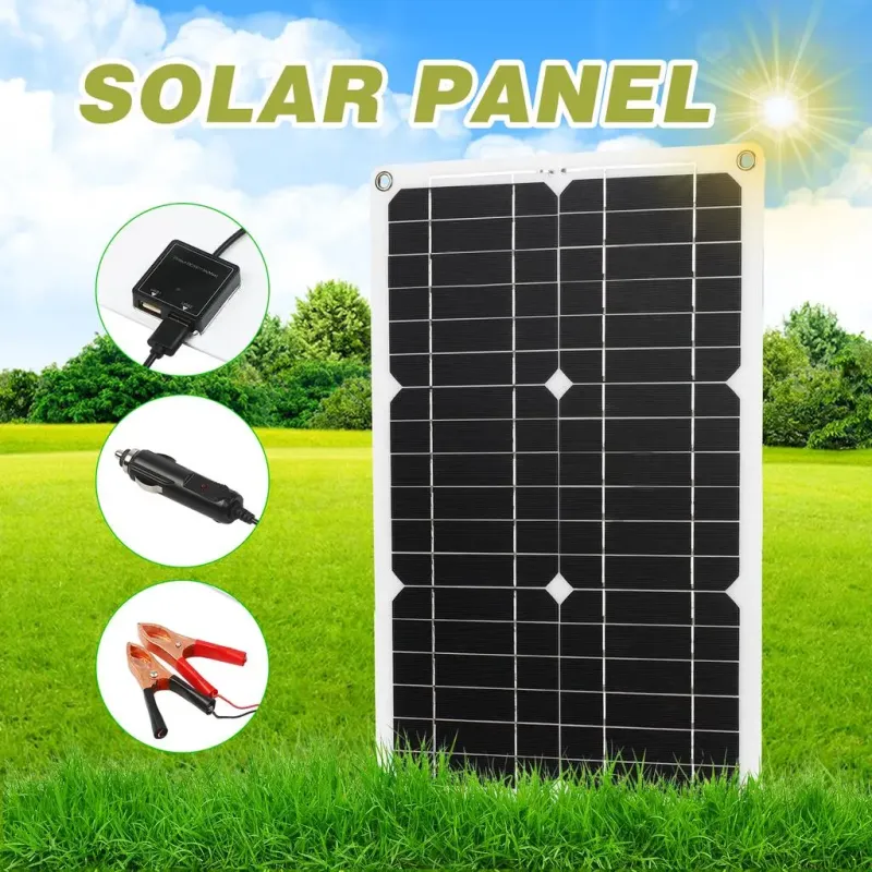 Сонячна панель 100W 12V Моно Сонячні батареї 100W
