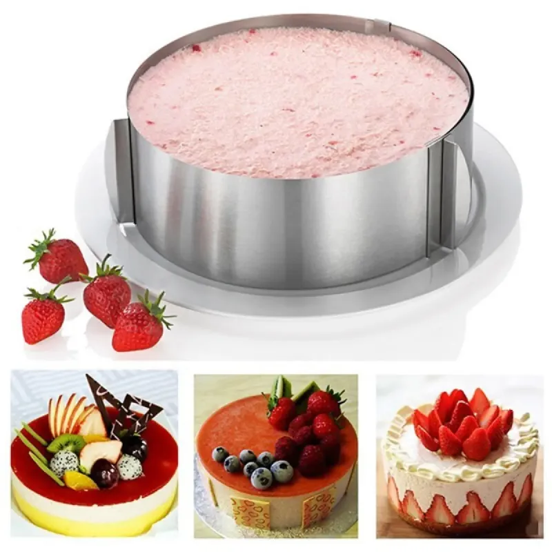 Розсувне кільце для торта Cake Ring 16-30 см форма для випічки