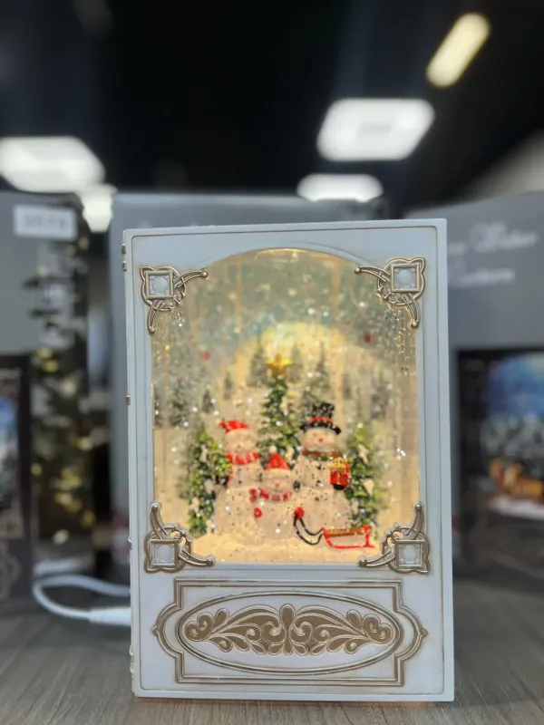 Різдвяна ніч Новорічний музичний нічник-світильник XMAS WDL 24023B