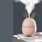 Зволожувач повітря Ультразвуковий з LED-підсвічуванням 7 кольорів живлення USB Зайчик Нічник-зволожувач 300мл