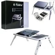 Стіл-підставка для ноутбука E-Table з охолодженням та регулюванням нахилу та висоти