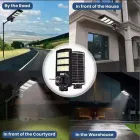 Камера-ліхтар 4G вуличний на сонячній батареї 300W з датчиком руху