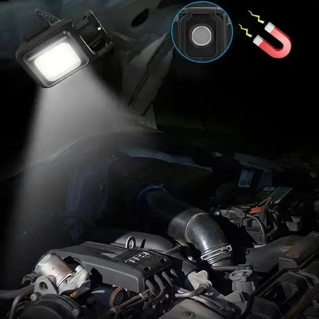 Багатофункціональний акумуляторний LED ліхтарик-брелок