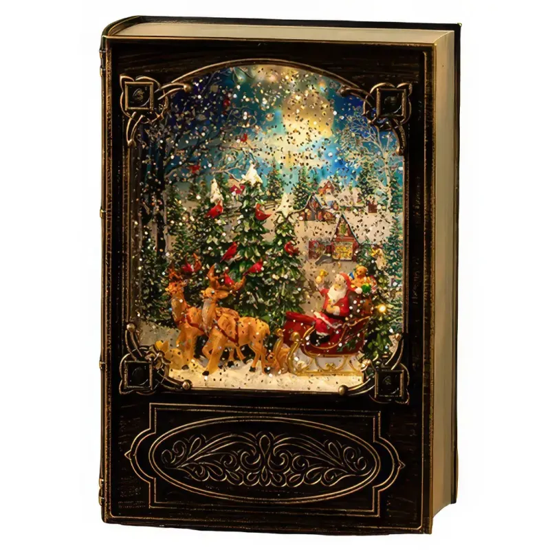 Різдвяна ніч Новорічний музичний нічник-світильник XMAS WDL 24023B