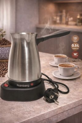 Турка електрична кавоварка кавоварка Rainberg RB-612, 0.5L