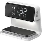Будильник Holdmay KP-626 із бездротовою зарядкою LED