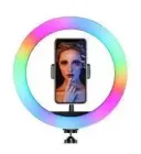 Кільцева світлодіодна лампа RGB 30 см із кріпленням для телефону