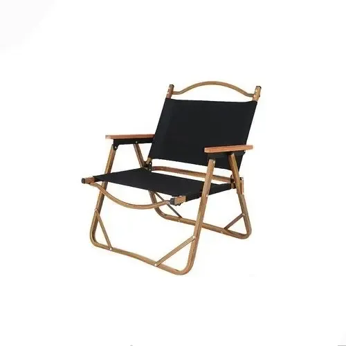 Стілець STD-04 складаний, метал+тканина В760*Ш500*Д510мм чорний