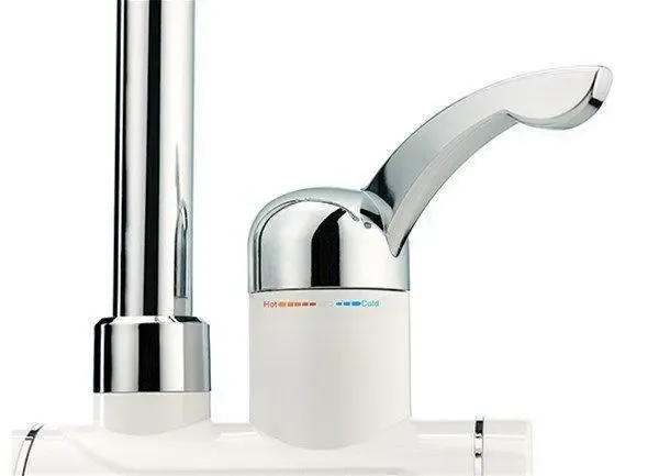 Бокове Проточний водонагрівач з LCD екраном , водонагрівач, кран