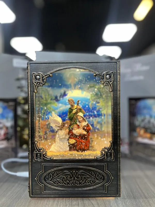 Різдвяна ніч Новорічний музичний нічник-світильник XMAS WDL 24023B