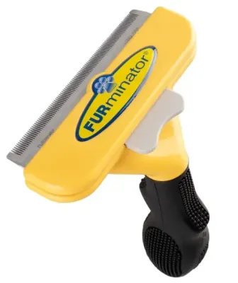 Фурмінатор для довгошерстих собак та кішок з кнопкою Furminator Short Hair Large 10 см Фурмінатор для довгошерстих собак та кішок з кнопкою Furminator Short Hair Large 10 см