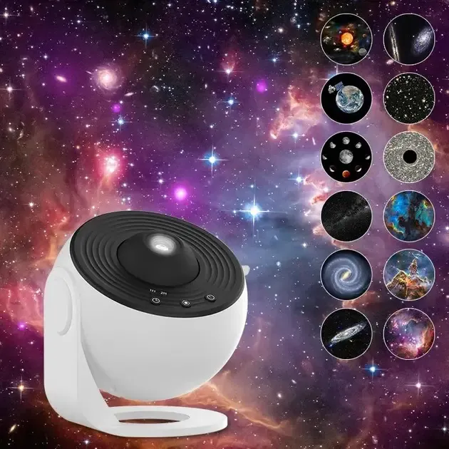 Проектор зоряного неба домашній планетарій Planetarium Galaxy 12 галактик 360 °