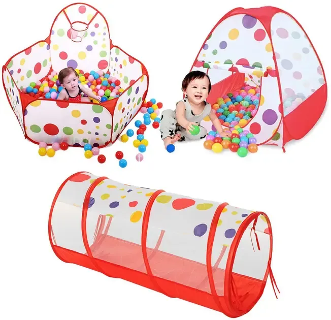 Намет дитячий ігрова замок 3 в 1 Будиночок-Шатер-Басейн