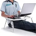 Стіл-підставка для ноутбука E-Table з охолодженням та регулюванням нахилу та висоти