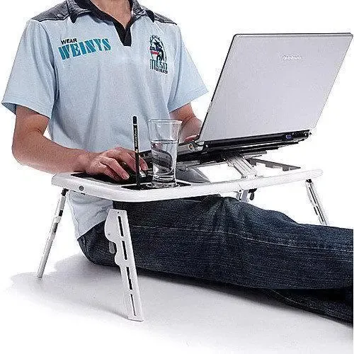 Стіл-підставка для ноутбука E-Table з охолодженням та регулюванням нахилу та висоти