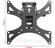 Кронштейн для ТВ 23"-32" SL03, до 36 кг / Статичний кронштейн настінний / Кріплення для телевізора