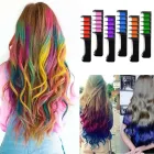 Набір крейди для волосся 6  шт Hair chalk Різнокольорові барвники гребінець для дітей та дорослих