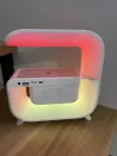 Нічний акумуляторний RGB G 3 з бездротовою зарядкою 15W і Bluetooth колонкою 3W Настільна смарт лампа