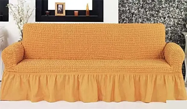 Турецький натяжний чохол на універсальний диван