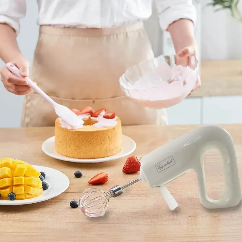 Міксер ручний для яєць UKC Egg-Whisk з трьома швидкостями 20Вт