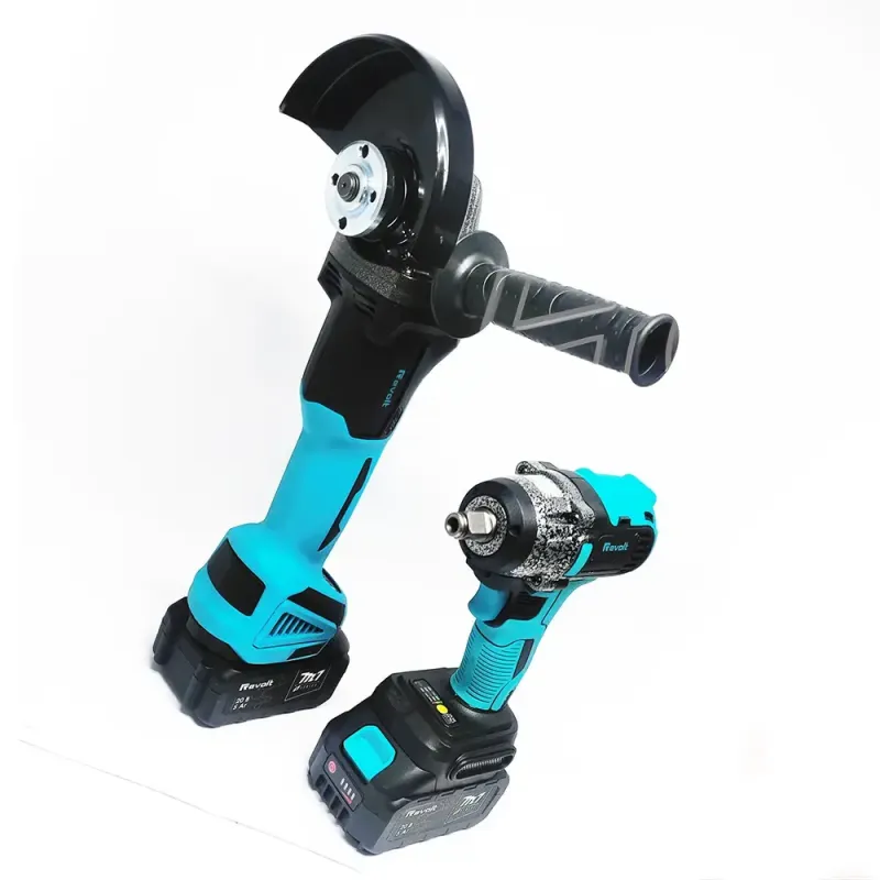 Акумуляторний набір 2 в 1 болгарка гайковерт кутова (турбінка) 21V 4Ah