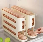 Компактний органайзер для яєць 4-шаровий автоматичний Plastic shelving AND XL-994 / Контейнер-лоток для яєць
