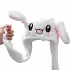 Шапа, що світиться БІЛА Pikachu toys soft toys with led з рухомими вушками