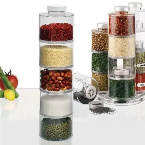 Набір баночок для спецій Spice Tower Carousel