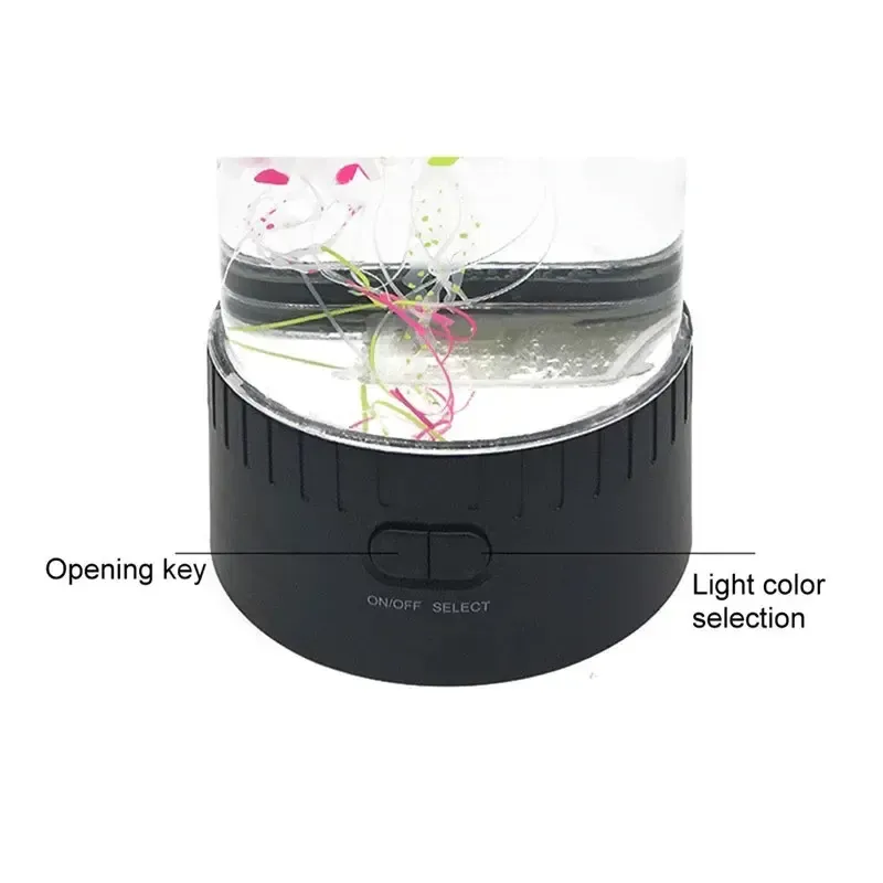 Лампа - нічник зі світлодіодними медузами ZmX LED Jellyfish Mood Lamp Приліжковий світлодіодний настільний