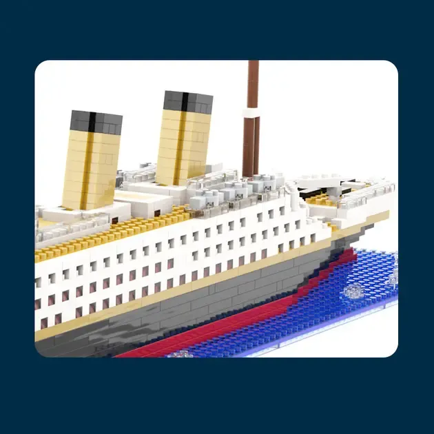 Конструктор корабель Titanic (1878 деталей)