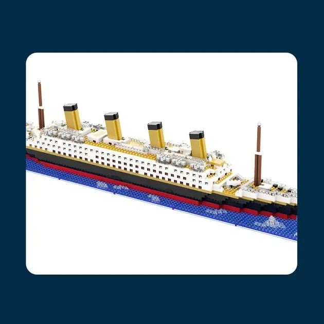 Конструктор корабель Titanic (1878 деталей)