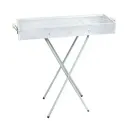 Переносний мангал барбекю гриль BARBECUE TRAY 770SS MD-008 70х30х70 см з решіткою, металевий портативний мангал