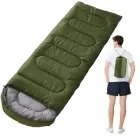 Зимовий спальний мішок ковдру з капюшоном 2,1*0,75 см 400г/м.кв.