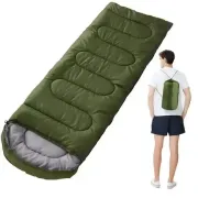 Зимовий спальний мішок ковдру з капюшоном 2,1*0,75 см 400г/м.кв.