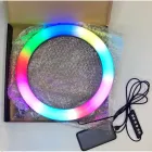 Кільцева світлодіодна лампа RGB 30 см із кріпленням для телефону