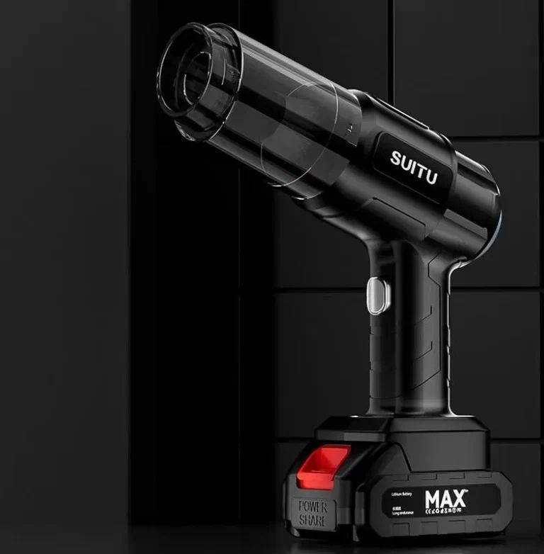 Автомобільний пилосос портативний бездротовий акумуляторний 2АКБ Dust collector RD-1821