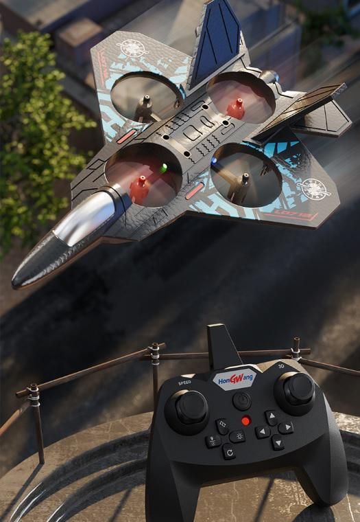 Винищувач військовий на радіокеруванні L0712 з пінопласту