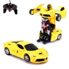 Червоний Машинка трансформер Автобот Lamborghini Robot Car на радіокеруванні 2в1