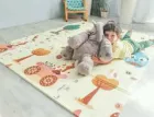 Дитячий розвиваючий двосторонній термо килимок 180*200