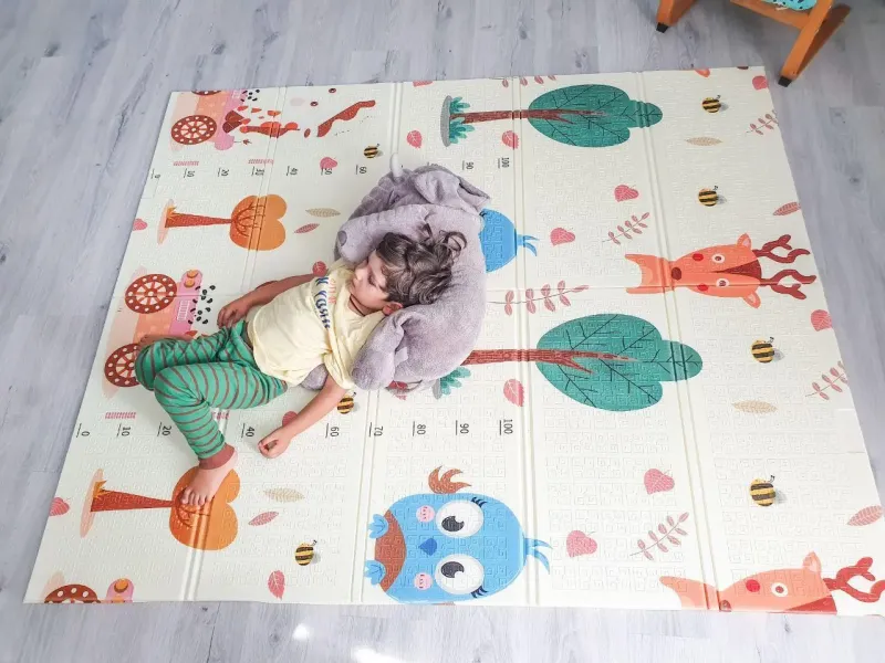 Дитячий розвиваючий двосторонній термо килимок 180*200