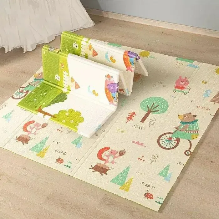 Звірята/Жираф Дитячий розвиваючий двосторонній термо килимок 180*150