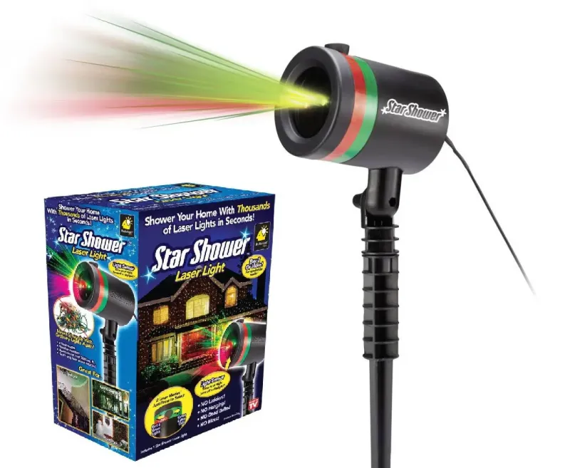 Лазерна установка-проектор Star shower laser light, новорічний проектор