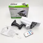 Вуличний ліхтар на сонячній батареї з датчиком руху та пультом JLP-2178 Ліхтар-прожектор у вигляді камери