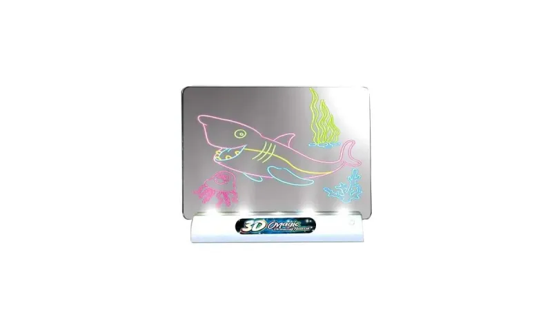 Електронна дошка для малювання SUNROZ 3D Magic Drawing Board Морський стиль з підсвічуванням та 3Д ефектом