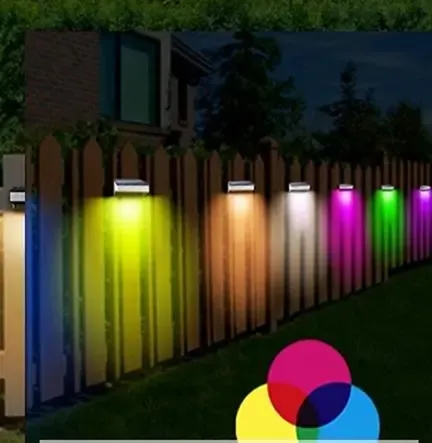 Світильник садовий rgb, вуличний настінний світильник / водонепроникний MULTI