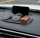 Багатофункціональний автомобільний килимок 3-в-1 з утримувачем телефону та паркувальною табличкою для панелі авто