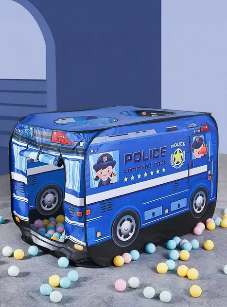 червона Пожежна машина Дитячий ігровий намет TK Group TENT 110 х 70 х 70 см у сумці