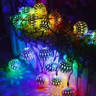 Гірлянда світлодіодна Кулька металева золота, 20 LED, Мультицвет