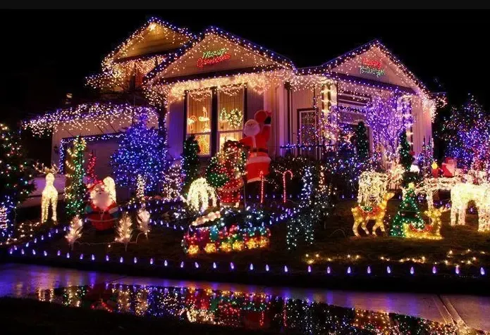 Гірлянда матова кулька 28LED 5м (флеш) 10мм, Новорічна бахрама, Світлодіодна гірлянда, Вулична гірлянда