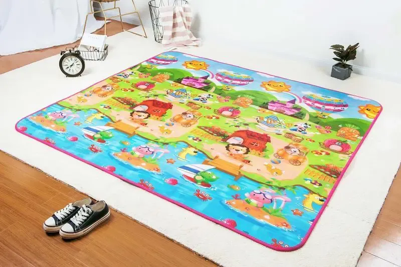 Дитячий килимок, що розвиває Парк розваг /Двосторонній/ Розмір 120*180